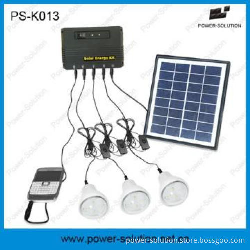 compact solar power system for home lighting